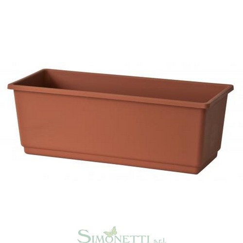 CASSETTA GERANI CM. 60 TERRACOTTA