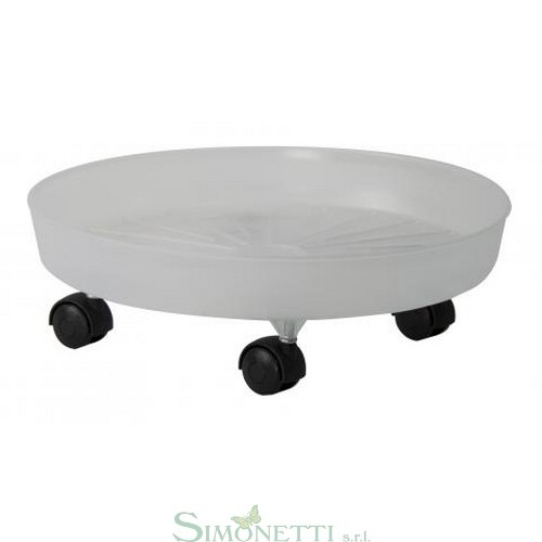 SOTTOVASO CON RUOTE CM. 35 NEUTRO