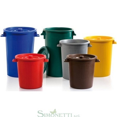 BIDONE MILLEUSI GIALLO lt.100 (PLASTICA)