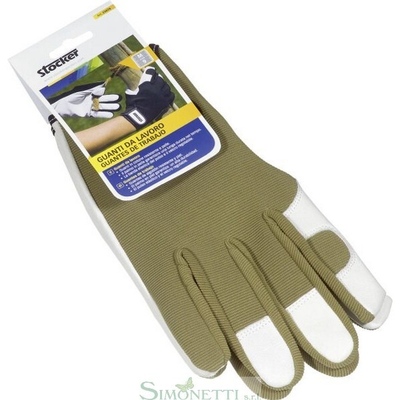 GUANTI DA LAVORO 9/M OLIVA, IN PELLE