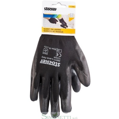 GUANTI DA LAVORO 9/M NERO, IN BLISTER