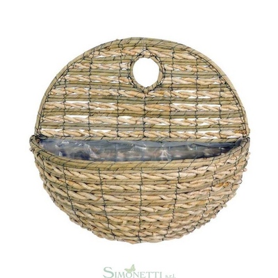 Basket in rattan da appendere al muro ø