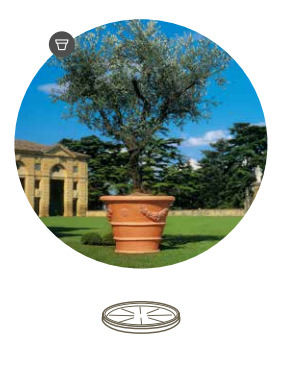 S/VASO ORNATO CM.87 T.SIENA