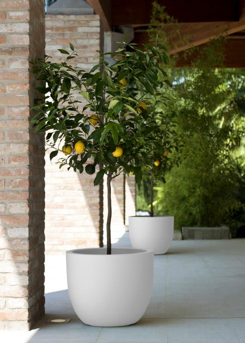 VASO ETRIA CM.64 C/DOPPIA PARETE BIANCO