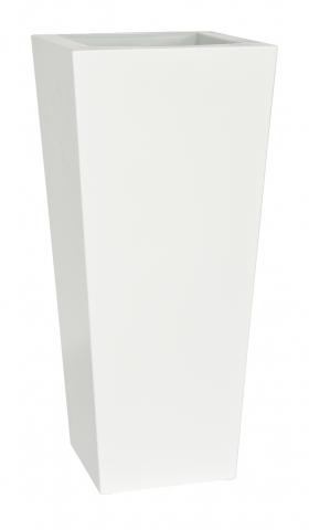 VASO KIAM QUADRO GLOSS CM.40 BIANCO C2