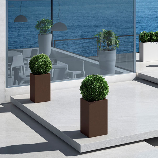 VASO KUBE HIGH CM.30 RUGGINE