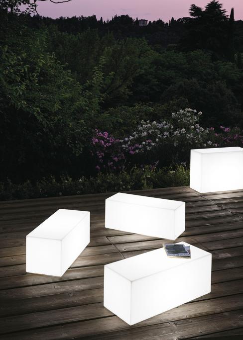 E3P275698 - PANCA KUBE CM.100 LIGHT OUTDOOR C/K LUCE