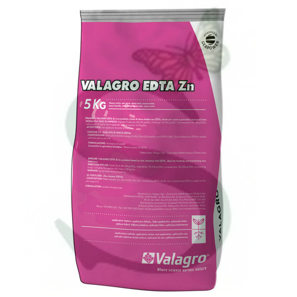VALAGRO EDTA Zn x 5 kg.