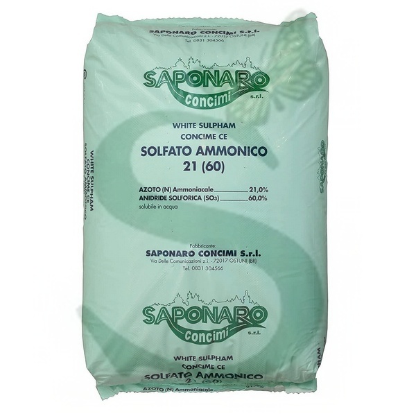 SOLFATO AMMONICO 21% WHITE x 50 Kg.