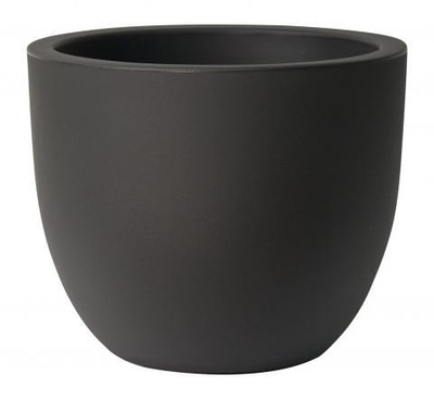 VASO ETRIA CM.54 C/DOPPIA PARETE NERO PE
