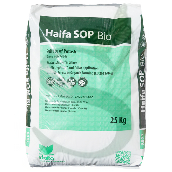 HFABI450025 - SOLFATO DI POTASSIO HAIFA SOP BIO 25 kg.