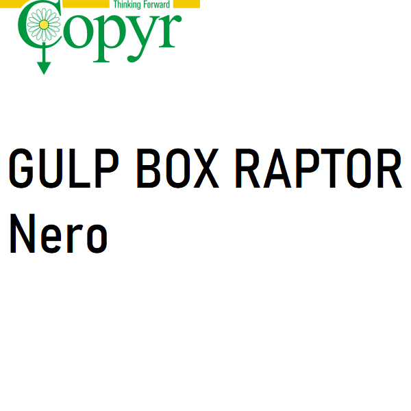COPGU3300048 - GULP BOX RAPTOR NERO