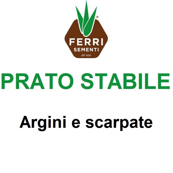 PRATO STABILE ARGINI E SCARPATE x 20 kg.