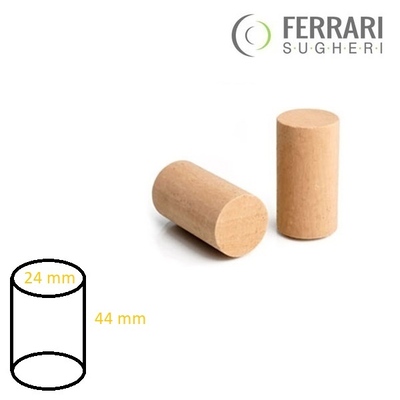 TAPPO NATURALE 2^ SCELTA 24x44 100 pz.