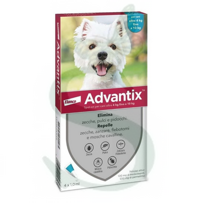 ELAEPAD750004 - ADVANTIX 4-10 kg. 4 pz.
