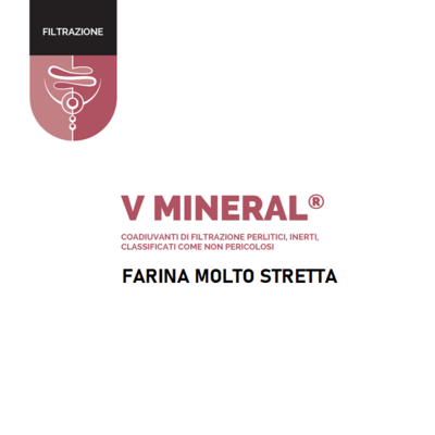 V MINERAL 1 (FARINA MOLTO STRETTA) 22 kg
